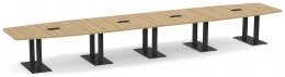 Modern Boat Shaped Conference Table