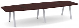 Modern Boat Shaped Conference Table