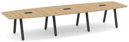Modern Boat Shaped Conference Table