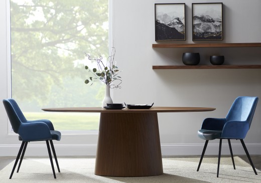 Deodat 79 Oval Table