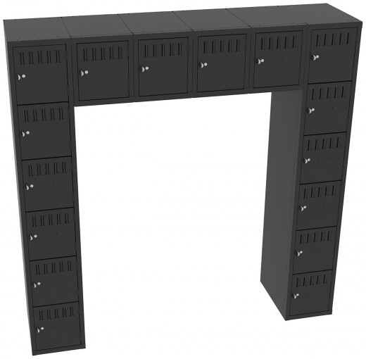 16 Person Locker 72wx18dx72h