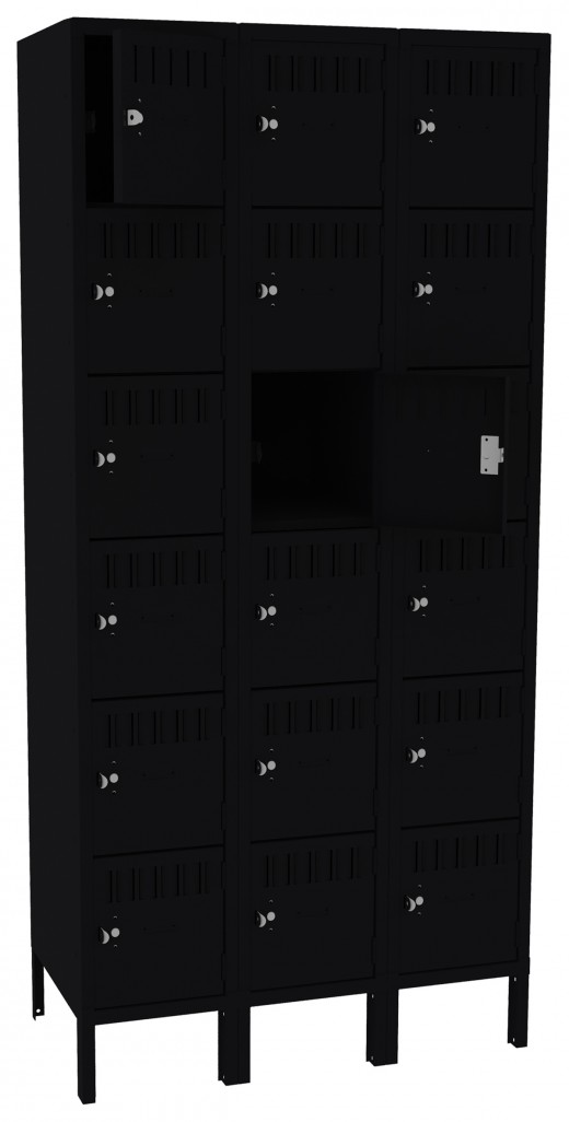 Assm-Box 3/6 36W x 18D x 78H Legs