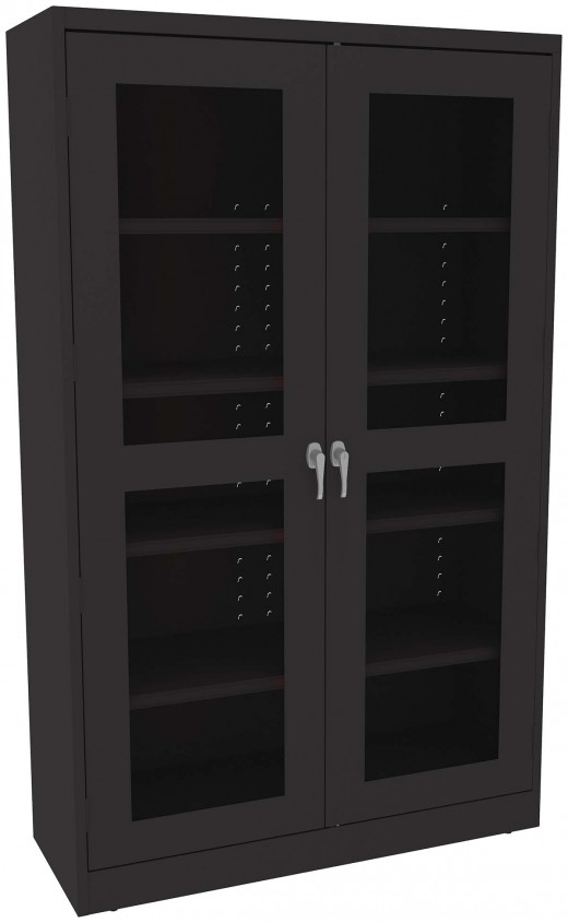 UN Jumbo Cabinet C-Thru Doors - 48W x 18D x 78H