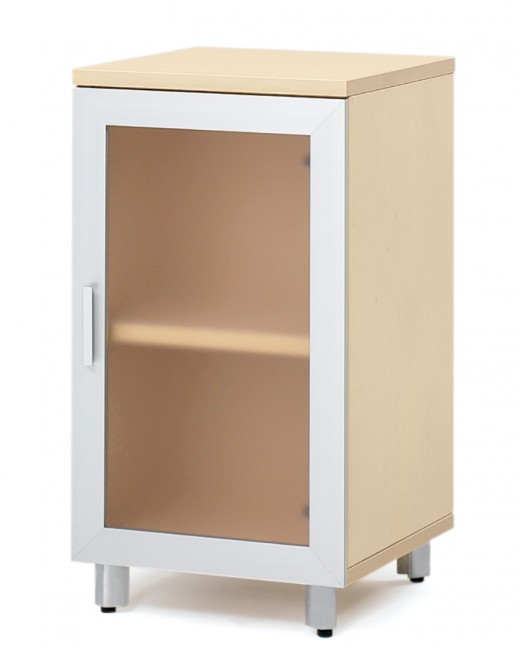 Bookcase Module w/Translucent Door - 18W x 20D x 33H