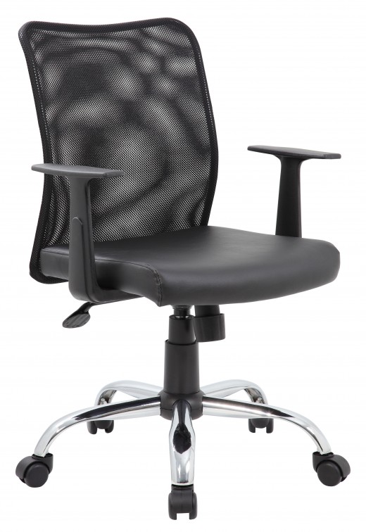 Budget Mesh Task Chair W/ T-Arms