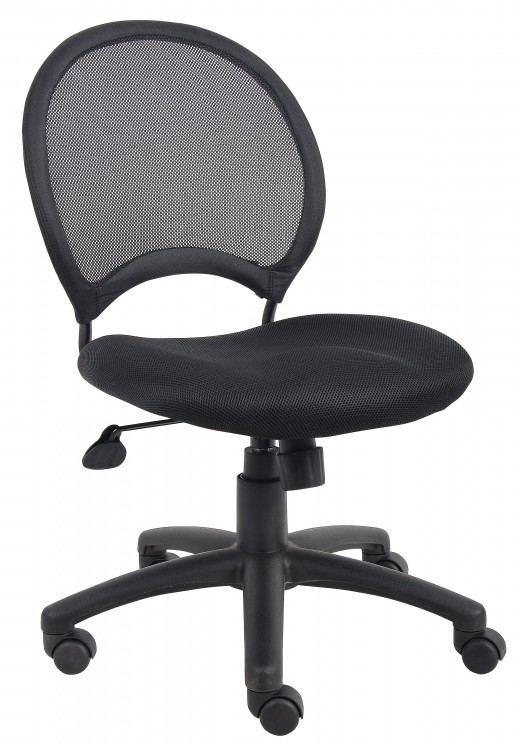 Mesh Back Chair without Arms