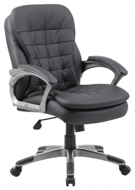 Executive Mid Back Pillow Top Chair