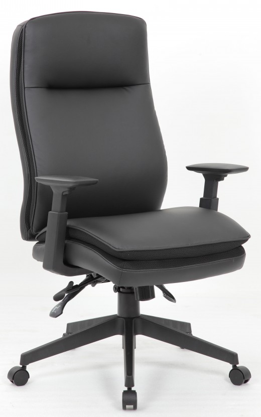 Black Vinyl Executive High Back Chair