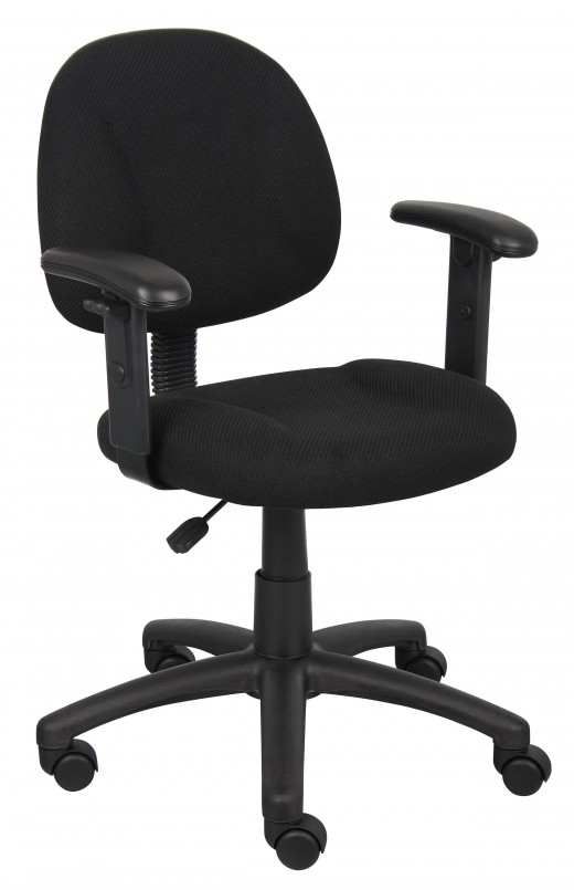 Deluxe Posture Chair W/ Adjustable Arms