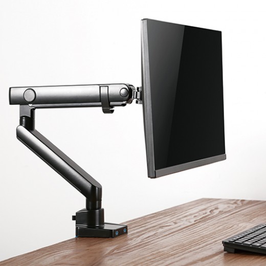 EXP V2 Single Monitor Arm w/USB - Black