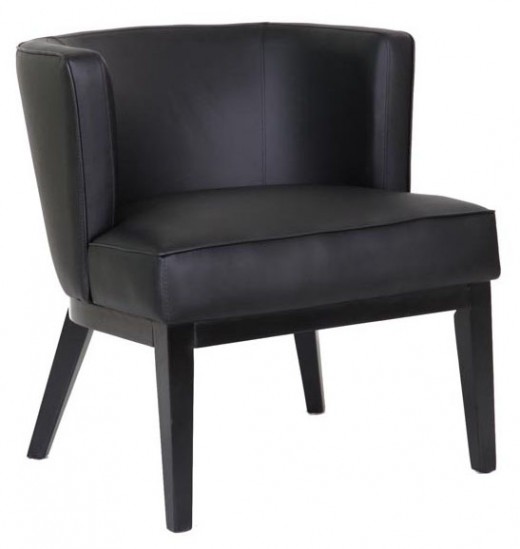 Ava guest, accent or dining chair - Black