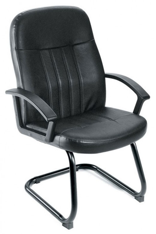 Executive Leather Budget Guest Chair