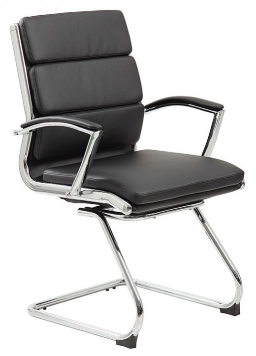 Executive CaressoftPlus™ Chair with Metal Chrome Finish - Guest Chair