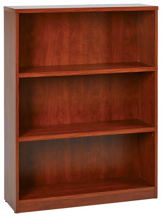 36Wx12Dx48H 3-Shelf Bookcase with 1 Thick Shelves -