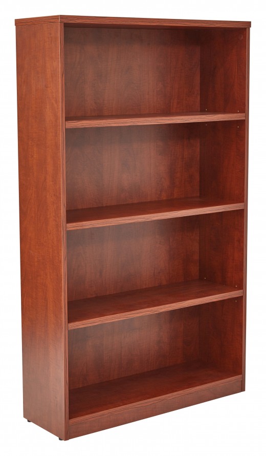 36Wx12Dx60H 4-Shelf Bookcase with 1 Thick Shelves -