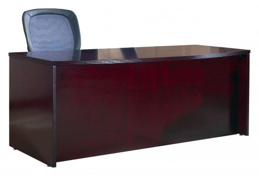 Kenwood Bow Top Desk Shell, 72X39