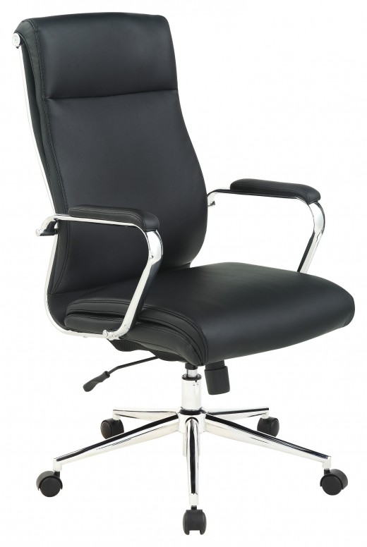 High Bk Antimicrobial Fabric Chair