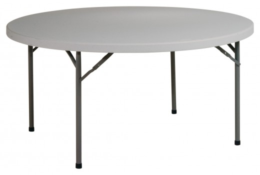 60 Round Resin Multi Purpose Table