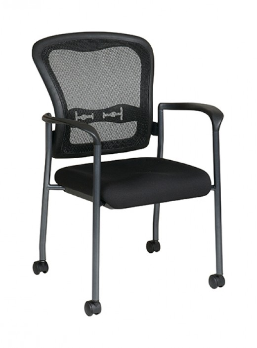 Titanium Visitors Chair with Arms