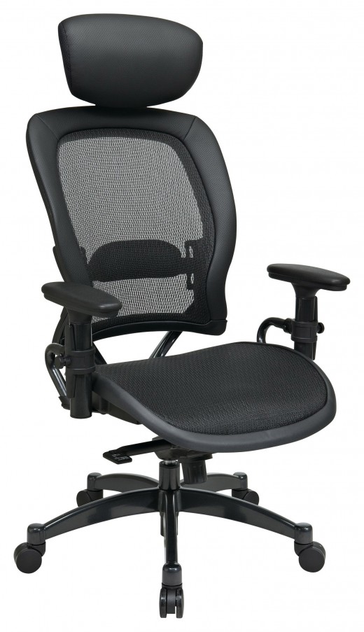 Breathable Mesh Black Chair