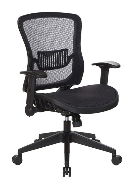 Dark Air Grid Seat/Back Mgr Chair