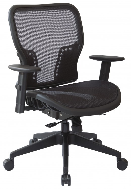 Dark Air Grid Seat and Back Executive Chair