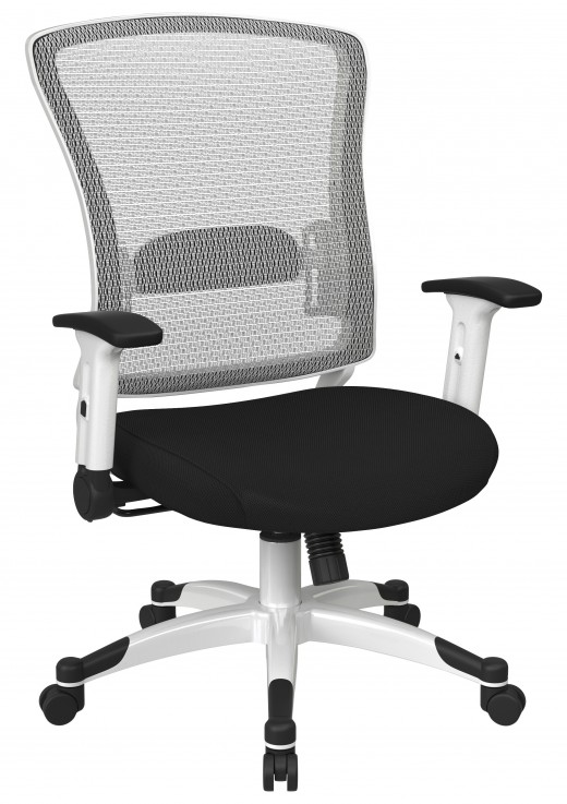 White Frame Managers Chair