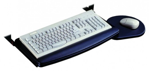 Pull Out Keyboard Tray with Mousepad