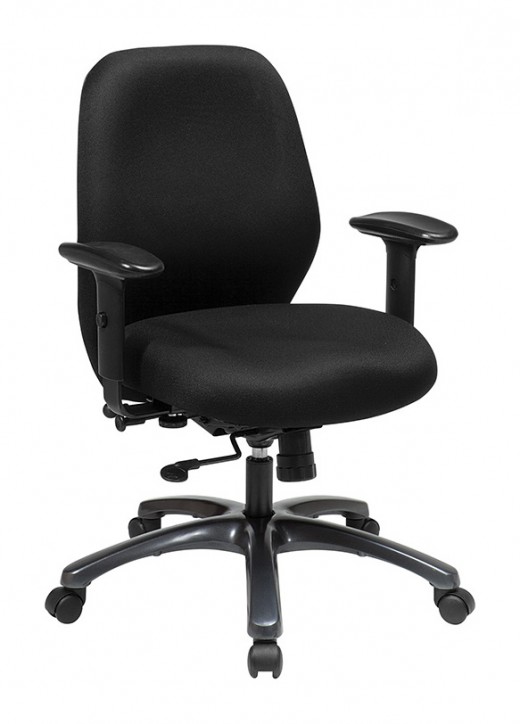 24 Hour Ergonomic Chair with 2-to-1 Synchro Tilt