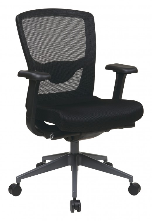 Executive Black ProGrid? Back Chair