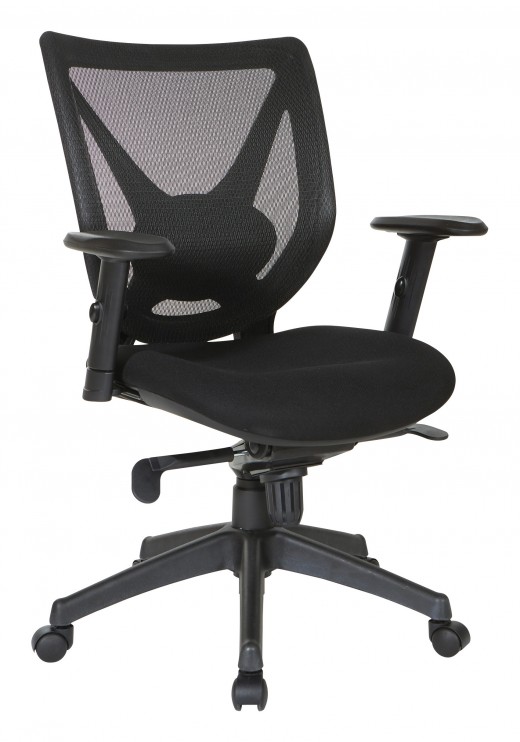 Black Screen Back Chair