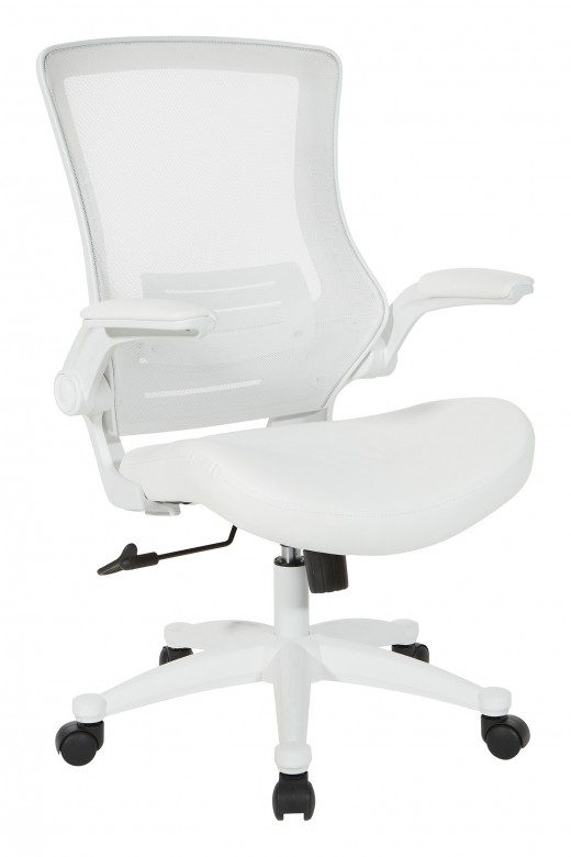 White Screen Back Manager's Chair