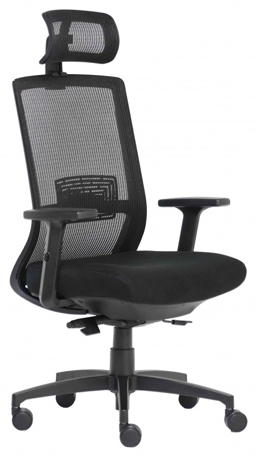 Mesh Back Office Chair w/Headrest