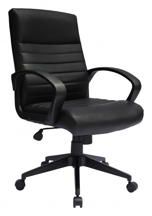 Black Mid-Back Office Chair