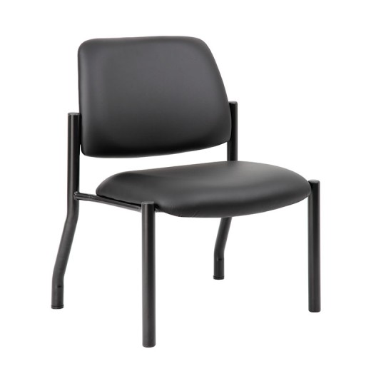 Antimicrobial Armless Guest Chair, 400 lb. weight capacity