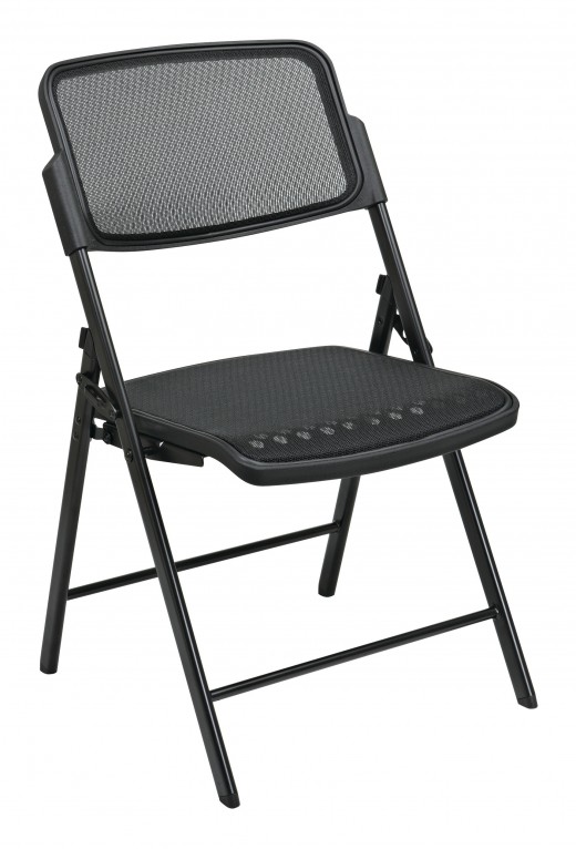 Deluxe Folding Chair With Black ProGrid? Seat and Back