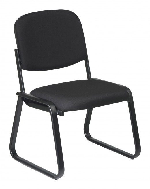 Deluxe Sled Base Armless Chair