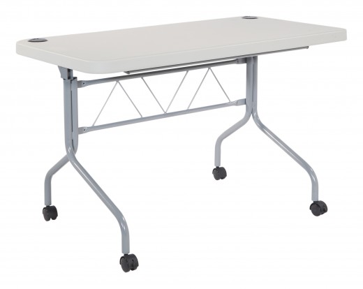 4? Resin Multi Purpose Flip Table with Locking Casters