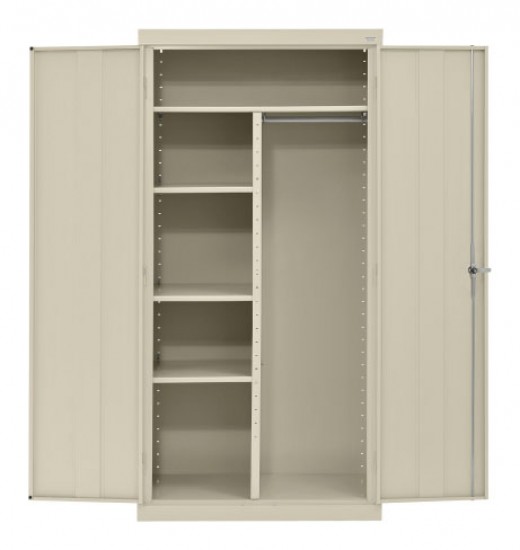 Storage Cabinet w/Adjustable Shelves, Wardrobe Storage - 36 x 24 x 72