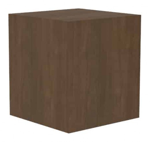 18W x 18D x 20H - Pause Drum Cube Table