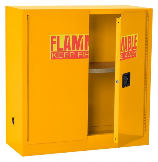 30 Gallon Flammable Safety Cabinet - 43W x 18D x 44H