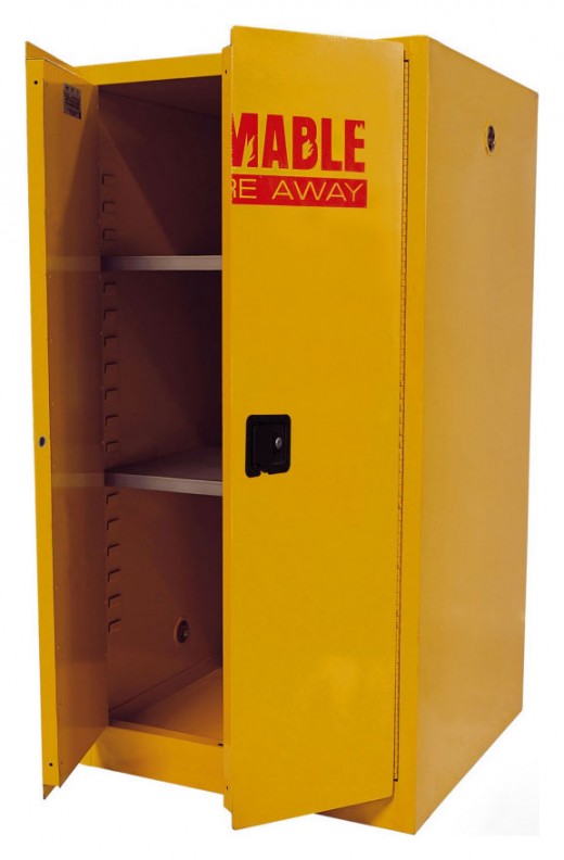 60 Gallon Flammable Safety Cabinet - 34W x 34D x 65H