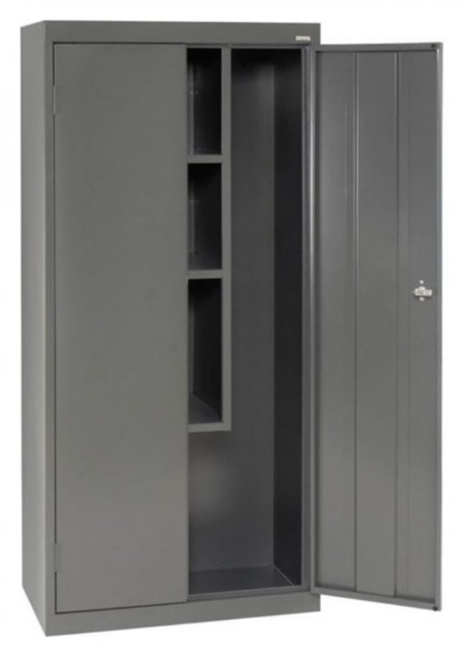 Janitorial Storage Cabinet - 30W x 18D x 66H