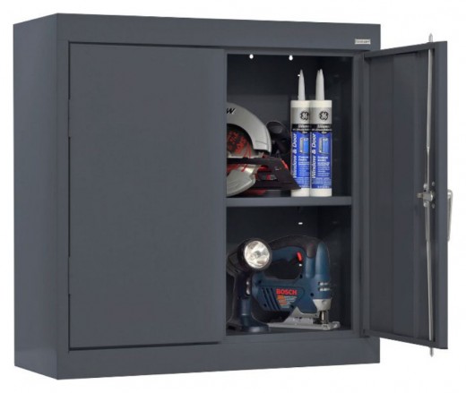 Wall Mounted Storage Cabinet - 30W x 12D x 26H