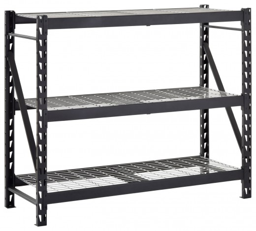 3 Shelf Welded Storage Unit - 77W x 24D x 72H