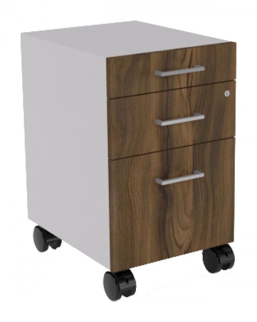 Mobile Box/Box/File Pedestal - 16W x 20D x 26H