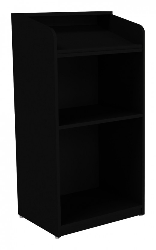 24W x 18D x 48H - Lectern w/Casters