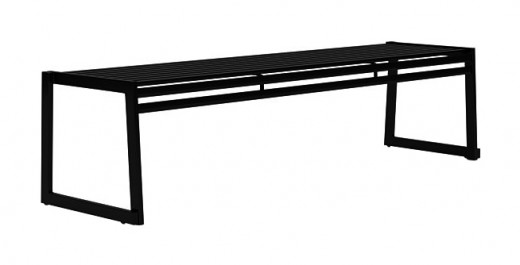 Cortina - 71 Long Armless Flat Bench