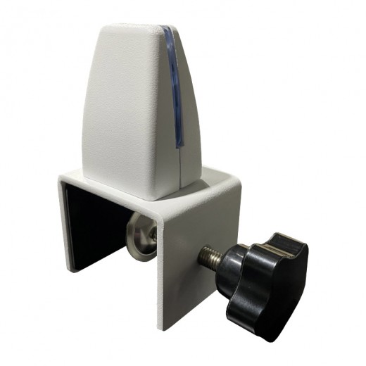 White OFI Cubicle Top Clamp - 50 Pack