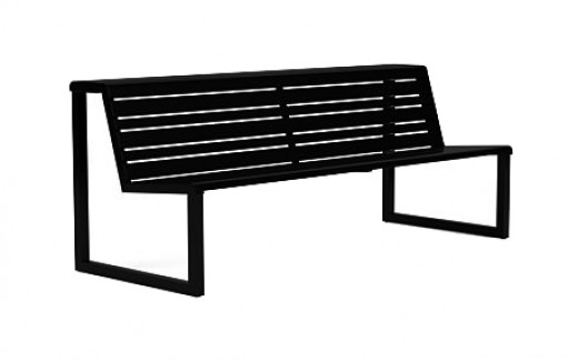 79W x 24D x 32H - Bench with Double Seat in Dipped-Look Color